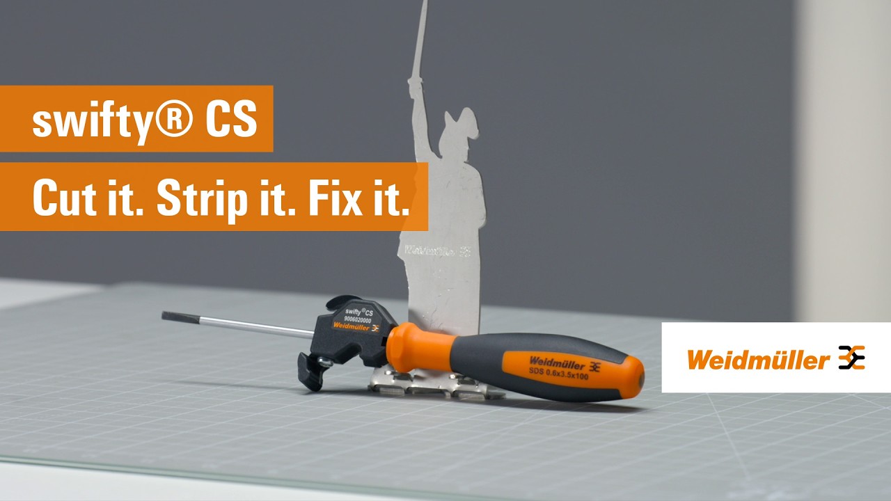 Handling | swifty® CS - Cut it. Strip it. Fix it.