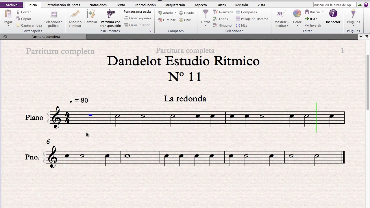 Estudio rítmico - Nº 11
