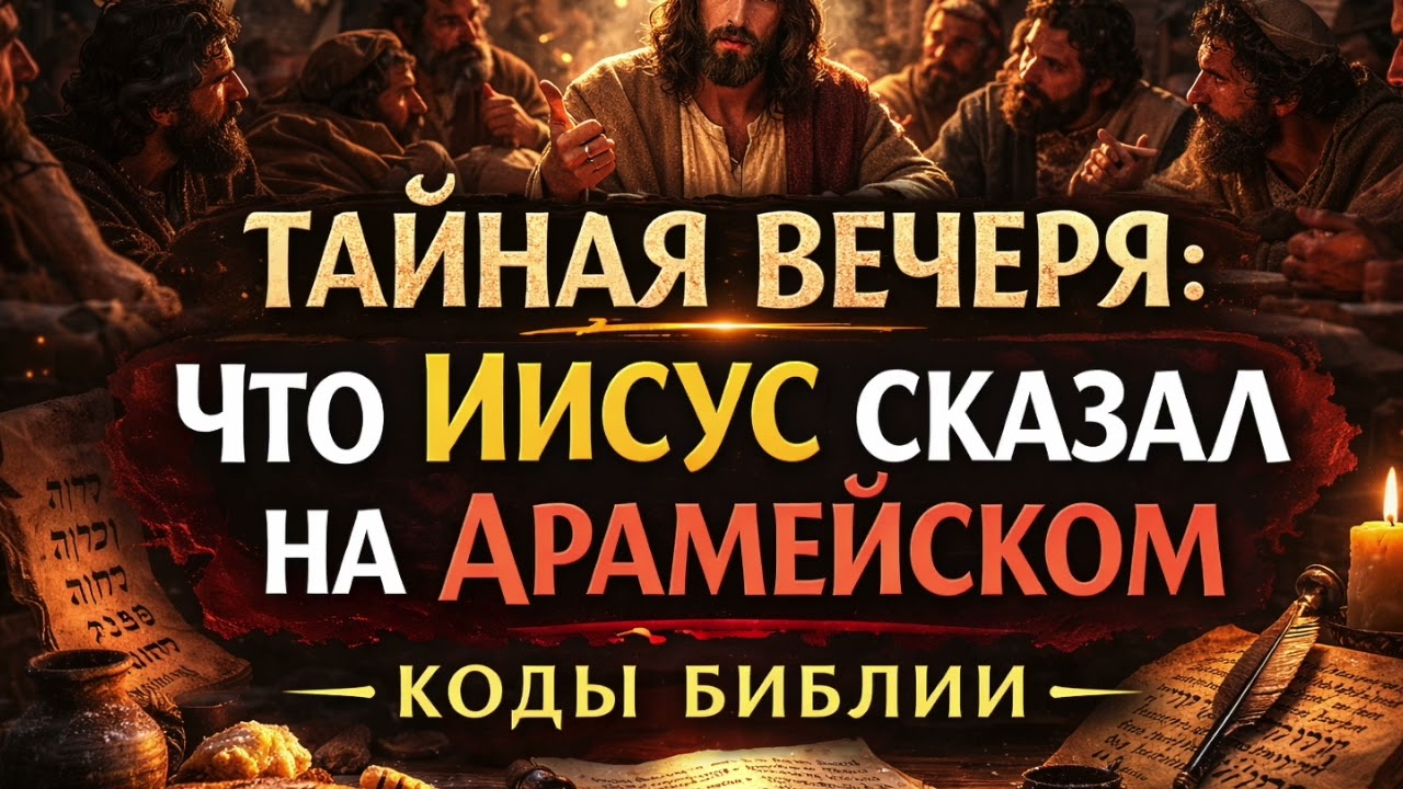 Тайная вечеря: что Иисус сказал на арамейском. Коды Пасхи от Египта до той ночи