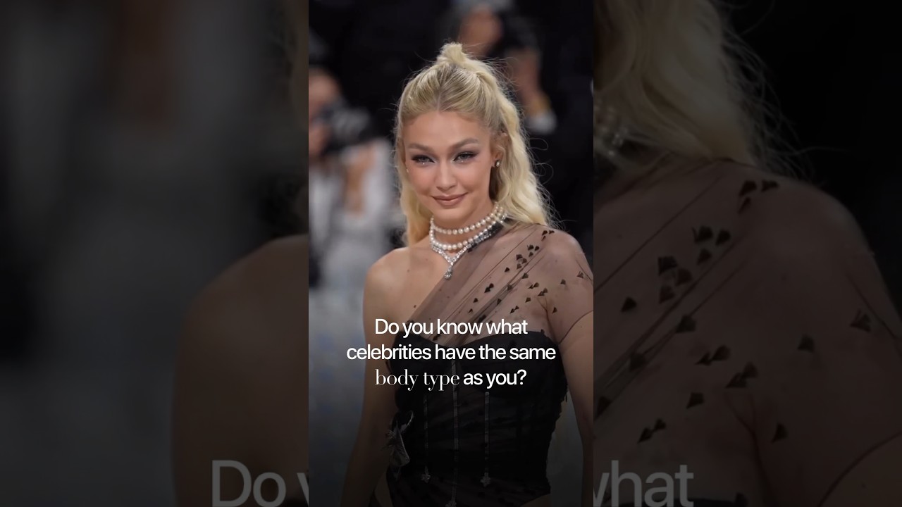Which celebrities have the same body type as you? #shorts #rectanglebody #fashionhack #bodyshape