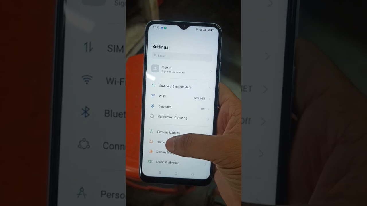 NARZO 50A 🥰 Navigation on 🪐 narzo 50a full screen mode on/of 2023 #short #shortvideoviral