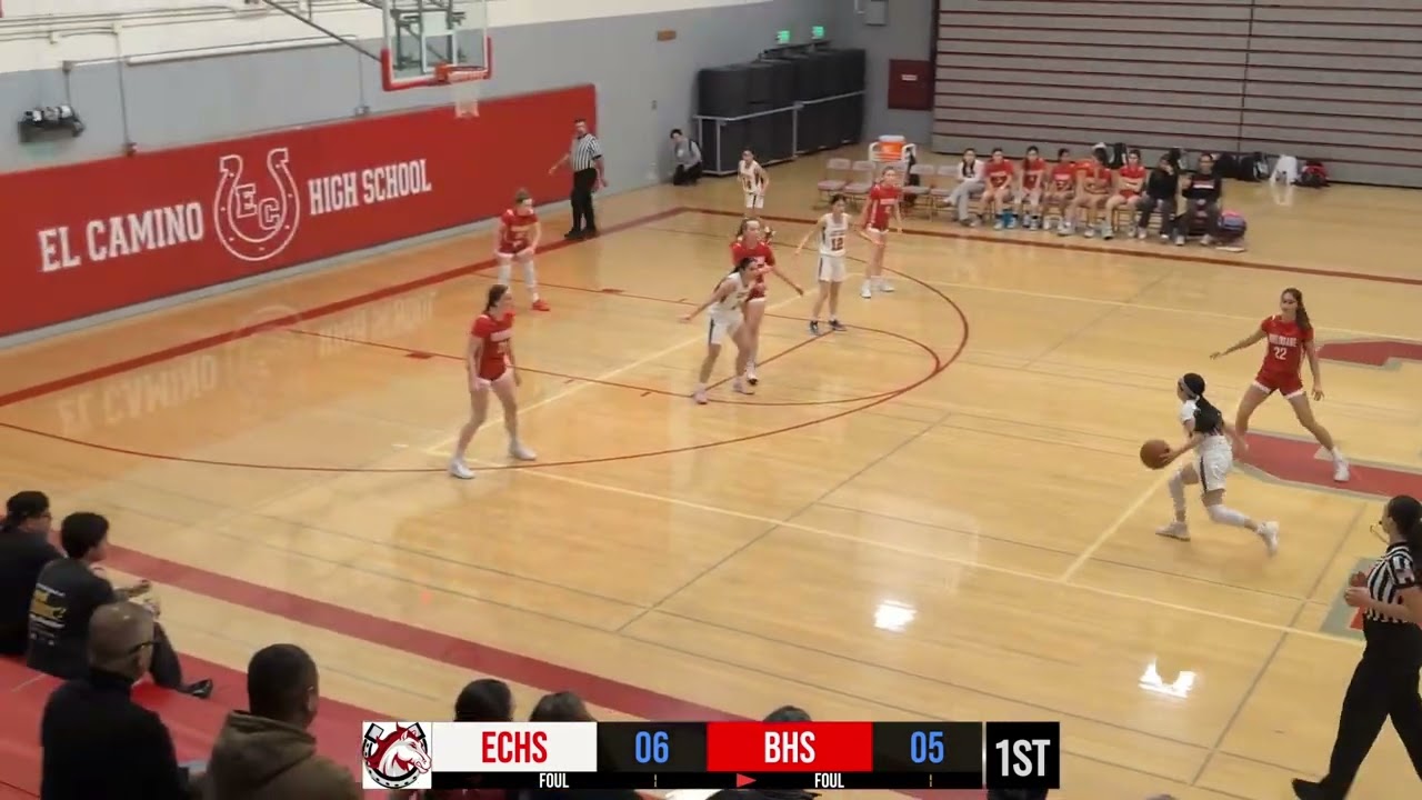 Girls Varsity Basketball: El Camino vs Burlingame