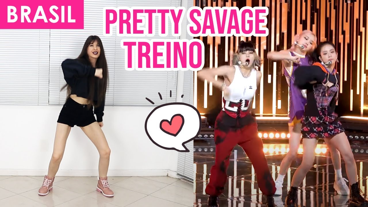 [Treino] BLACKPINK - PRETTY SAVAGE dance practice tutorial SLOWED + MIRROR | Taty Macieski