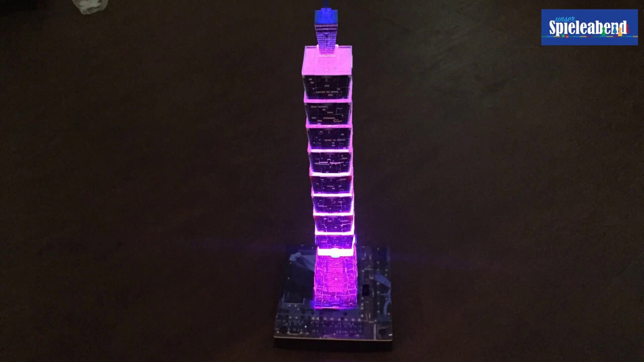 3D Puzzle Night Edition - ab 10 Jahren - Taipei 101 bei Nacht - von Ravensburger - Produkttest