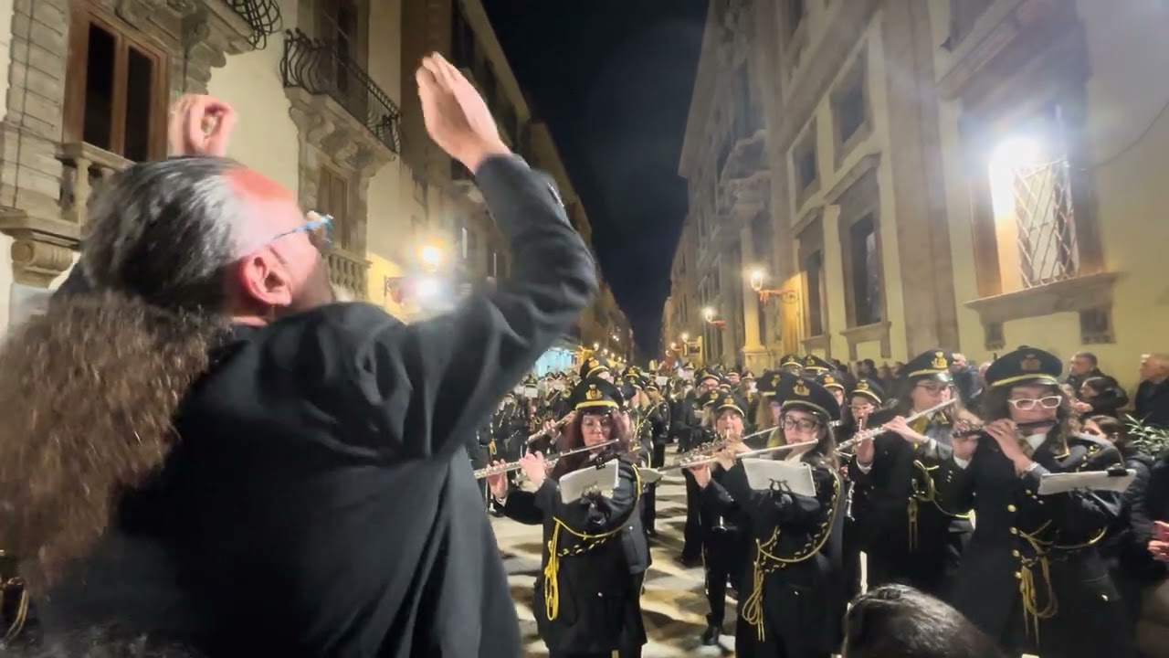 la Scinnuta dei Misteri con la Banda città di Trapani  Marcia (La Sentenza )10/03/2026