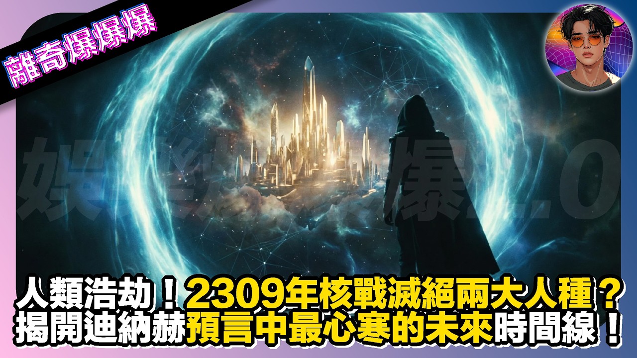 【離奇爆爆爆】人類浩劫！2309年核戰滅絕兩大人種？揭開迪納赫預言中最心寒的未來時間線｜娛樂爆爆爆2.0