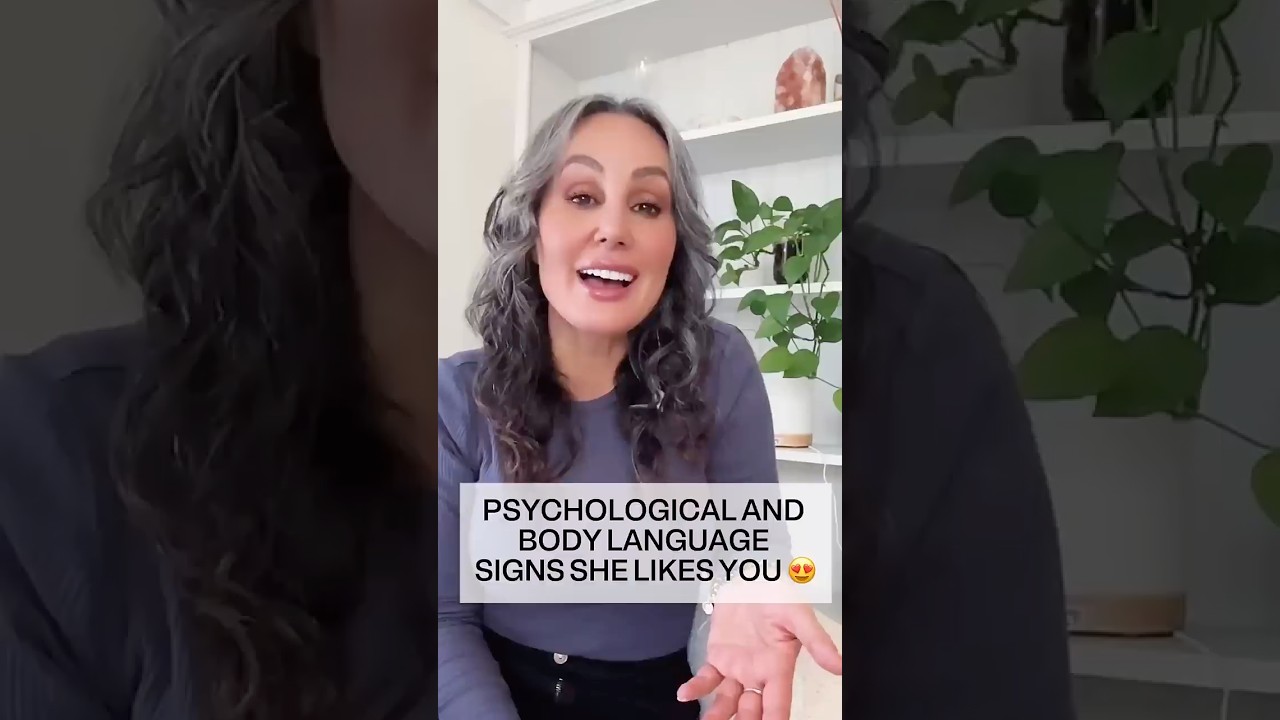 Subtle signs a woman is into you #bodylanguage #attraction #flirting #psychology #datinglife #cues