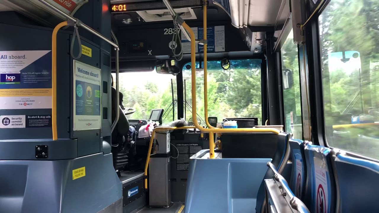 short ride on TriMet 2005 New Flyer D40LF #2837 on line 78