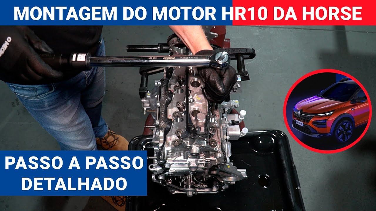 MONTAGEM DO MOTOR HR 10 DA HORSE