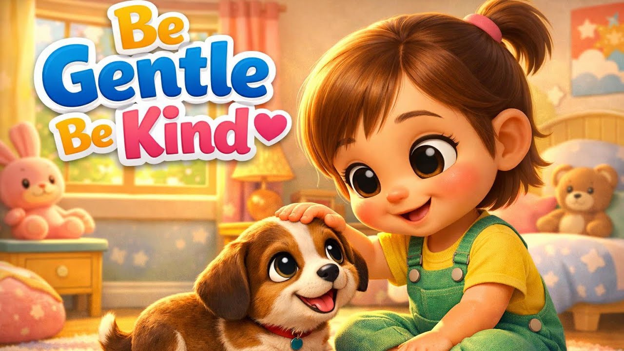 Be Gentle Be Kind 💖 | Kindness Song for Kids | Preschool Learning @Bloom_And_Bop 