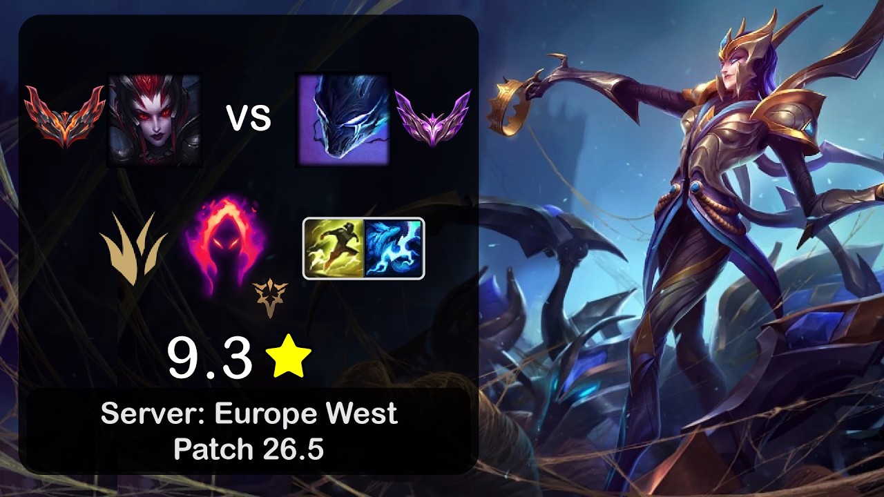 Elise Jungle vs Nocturne - EUW GrandMaster - Patch 26.5