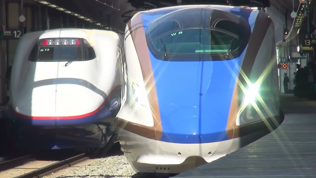 北陸新幹線開業 E7系・W7系かがやきデビュー 発車～高速通過　(金沢～長野間) Shinkansen Debut