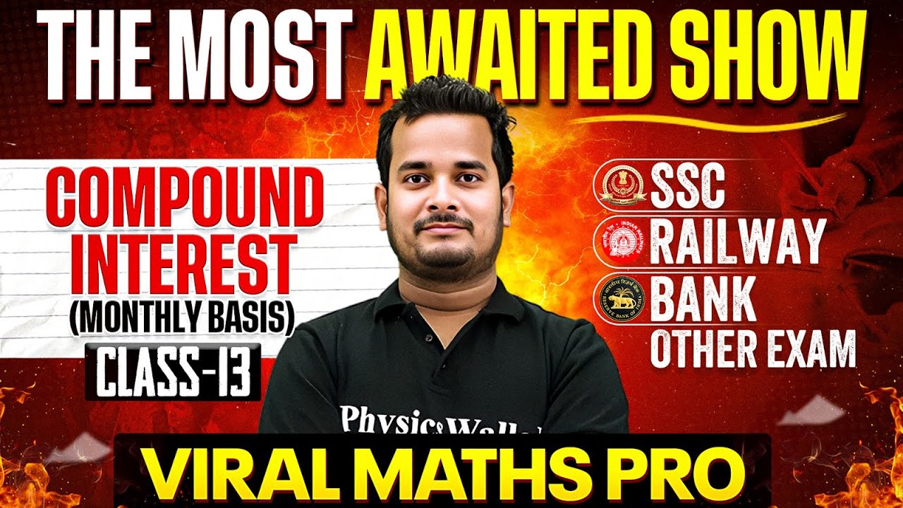 SSC Maths Class 2026 | Compound Interest Concept | Compound Interest Short Tricks | By Shubham Sir