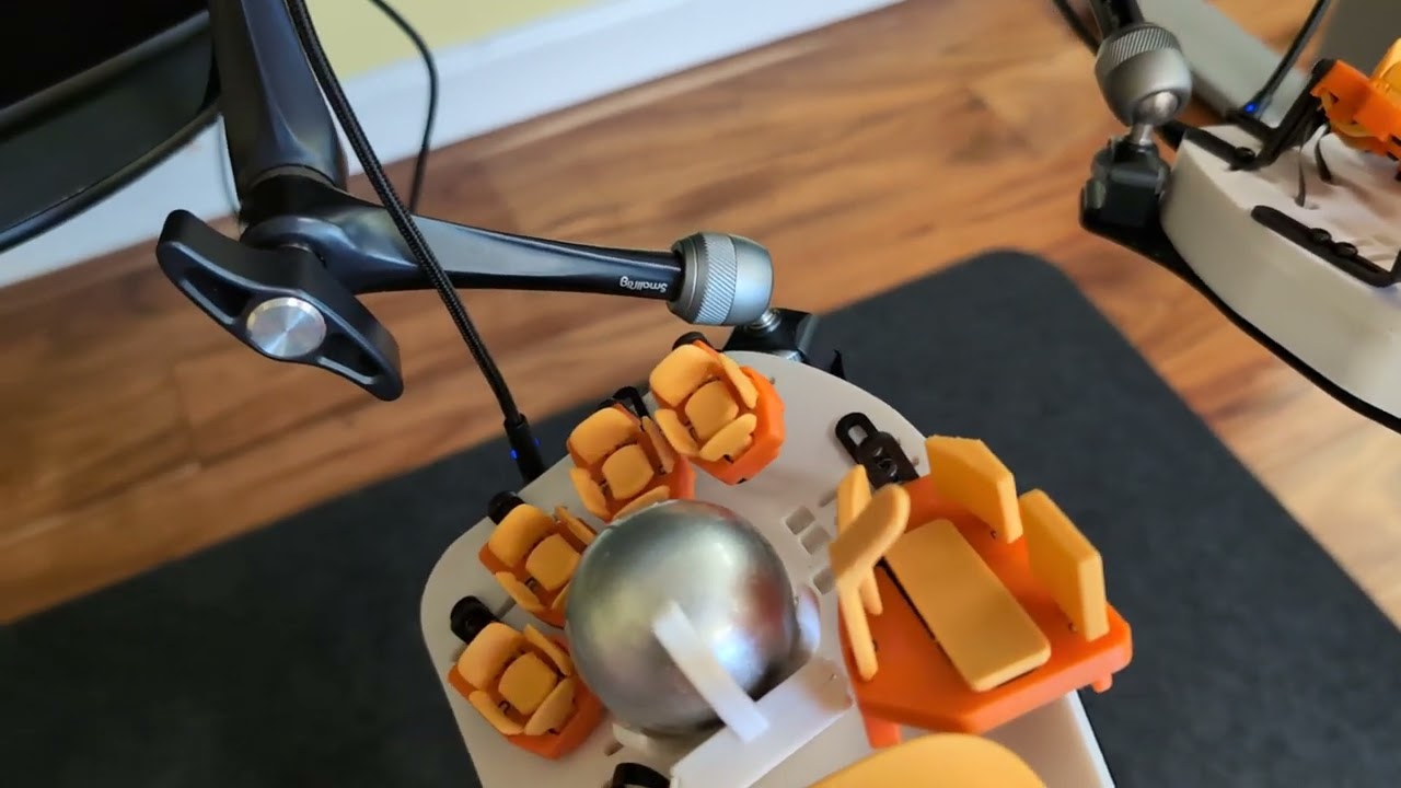 Desk mount!  Smallrig Rosette Magic arm + CAMVATE clamps + Svalboard carrier plates