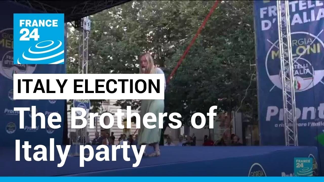 Italy : The history of Meloni's far-right party Brothers of Italy &bull; FRANCE 24 English