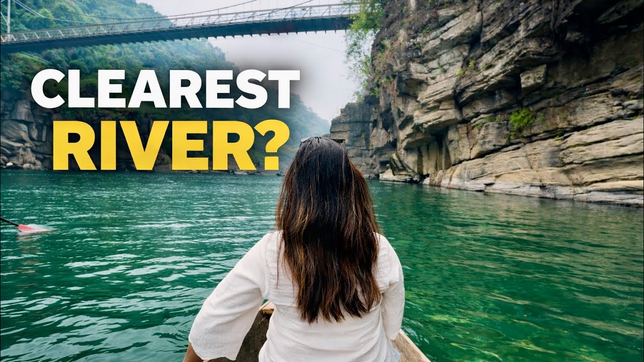 Dawki River Meghalaya | Floating Boats? (Umngot River)