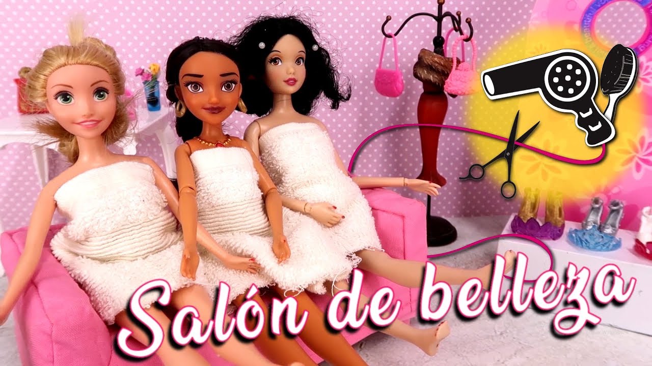 👠 SAL&Oacute;N DE BELLEZA para RAPUNZEL, BLANCANIEVES y ELENA -  Princesas de Disney