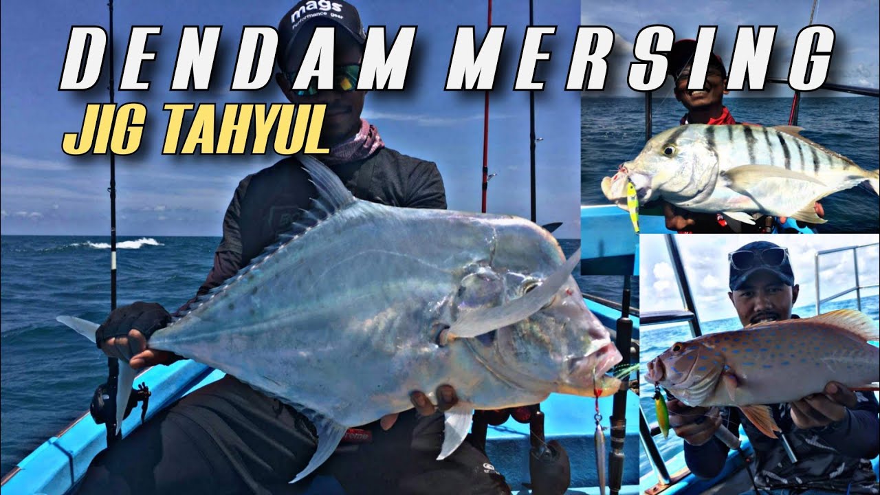 Light Jigging | Strike Ikan EBEK Ombak Padu di Perairan Mersing