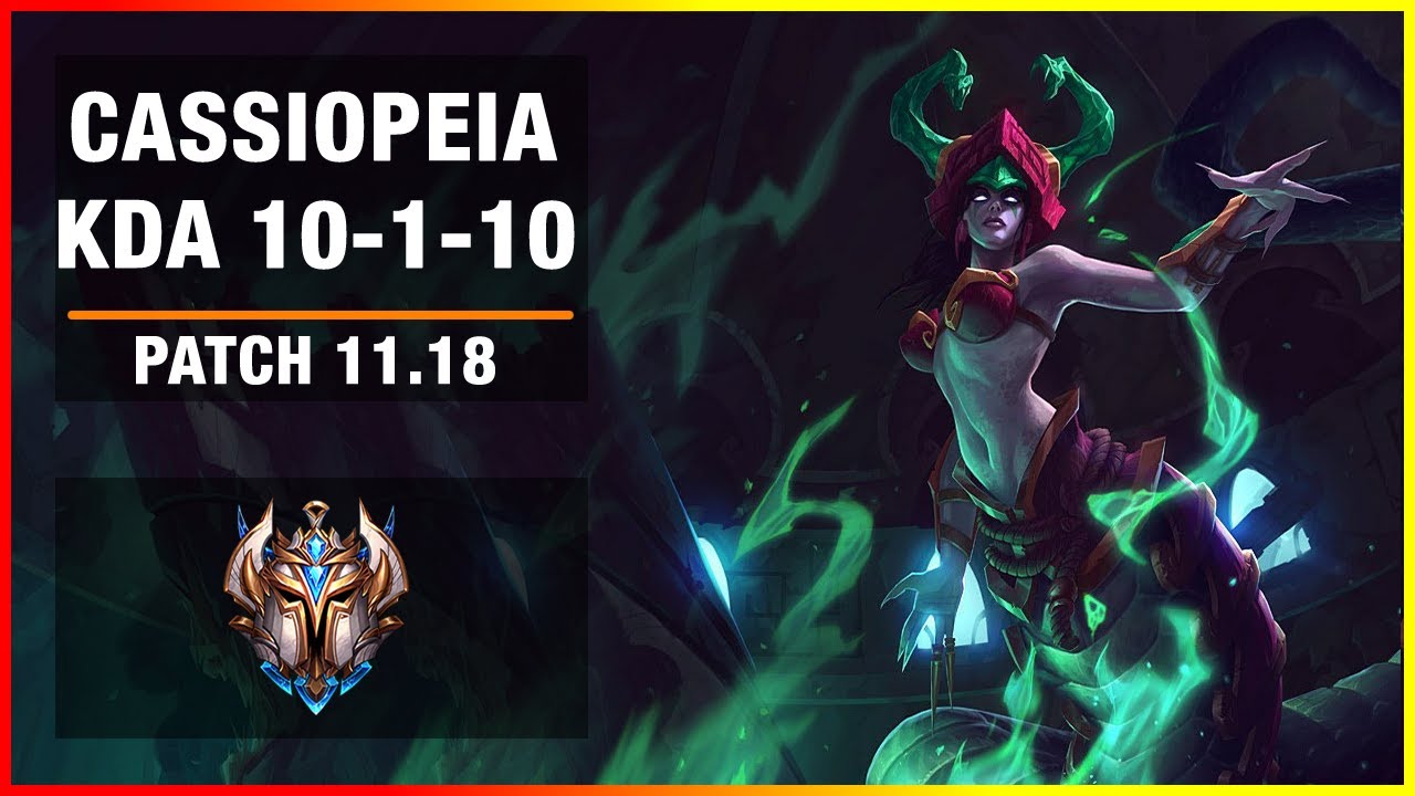 Cassiopeia vs Yone - Challenger EUW - Patch 11.18