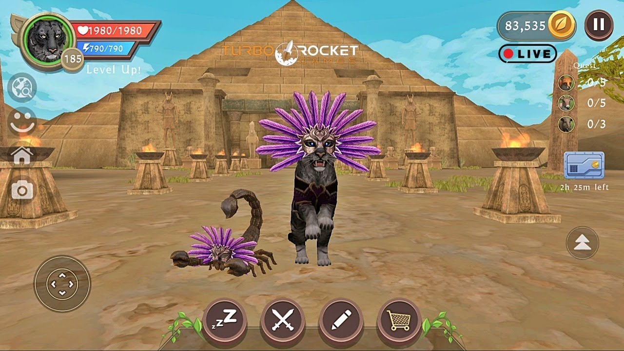 🔴 LIVE | WildCraft: Animal Sim Online 3D | LVL Tiger & Wolf |