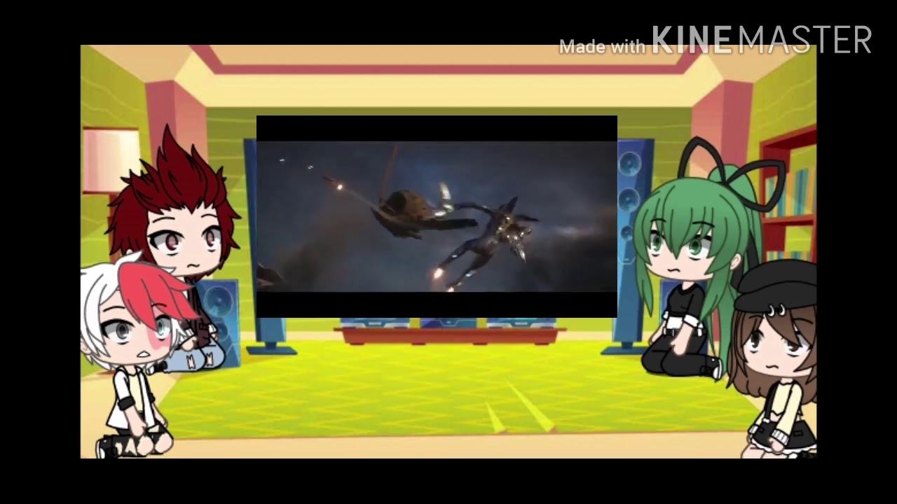 Mha reacts to the Avengers [gacha life]