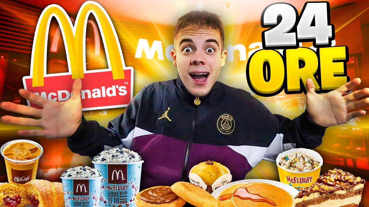 🧁 MANGIO per 24 ORE SOLO DOLCI del McDonald's!!!