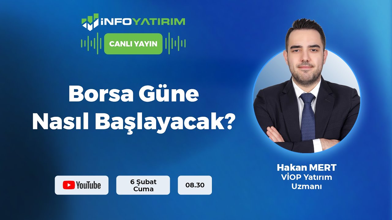 #CANLI Borsa Güne Nasıl Başlayacak? I Hakan Mert Yorumluyor I İnfo Yatırım