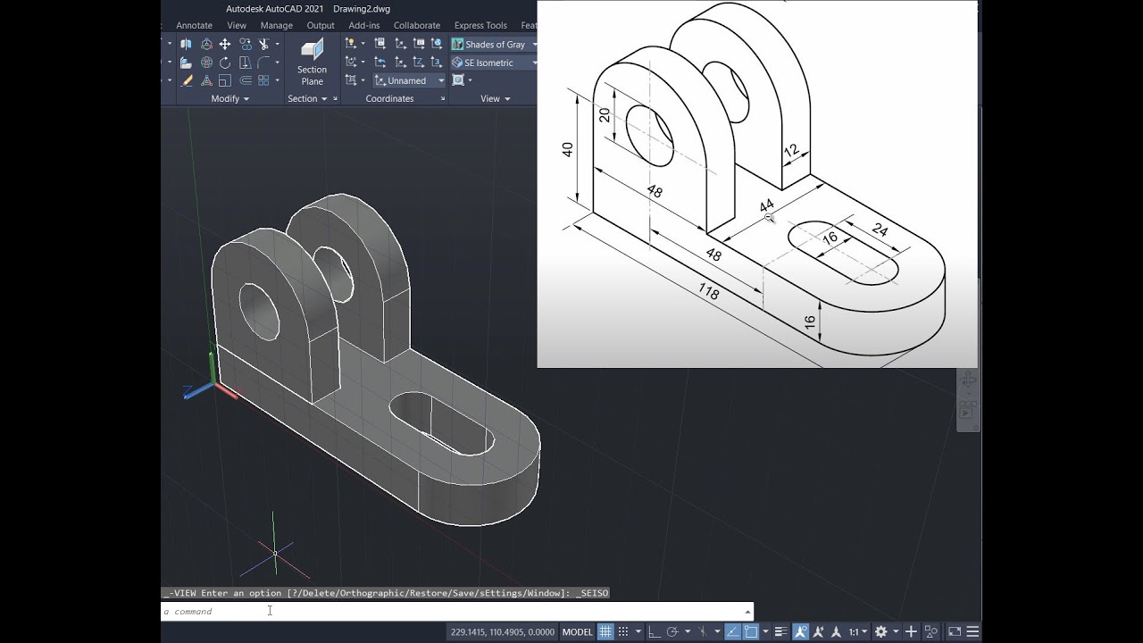 Основы моделирования AutoCAD 3D ШАГ ЗА ШАГОМ