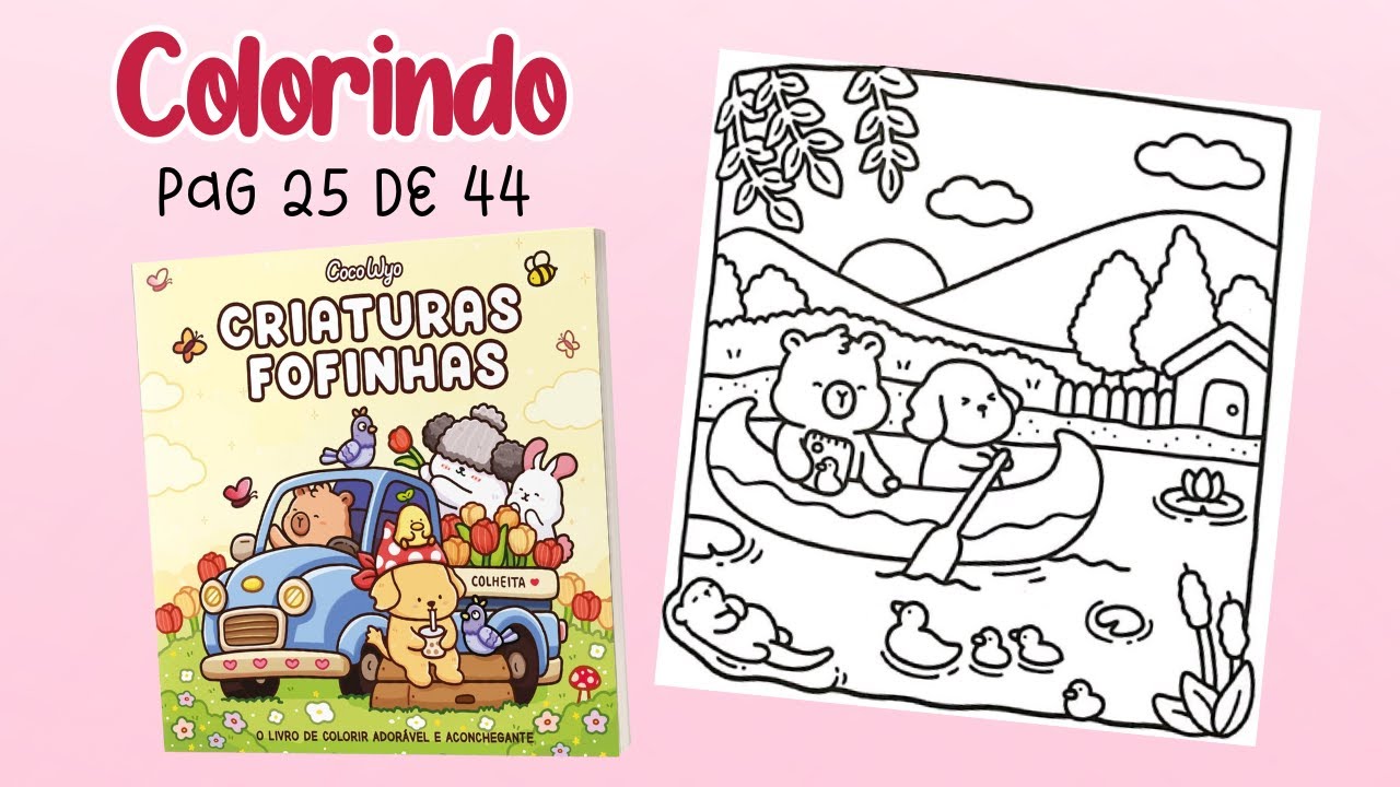 PINTANDO CRIATURAS FOFINHAS | COCO WYO | PÁGINA 25 | USANDO TOUCH + CHEN RUI  | PINTE COMIGO