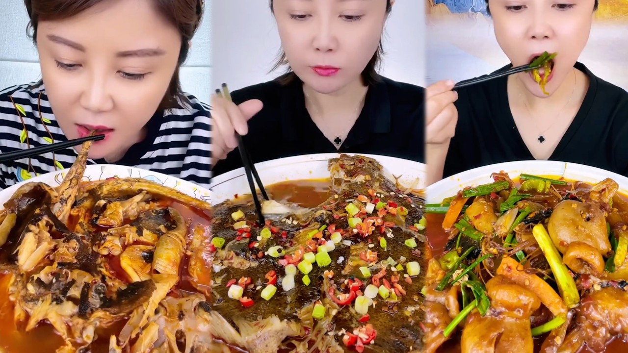 New Mukbang & New ASMR FOOD Chellange, EATING MUKBANG NEW  #고기먹방 #三大爷美食铺