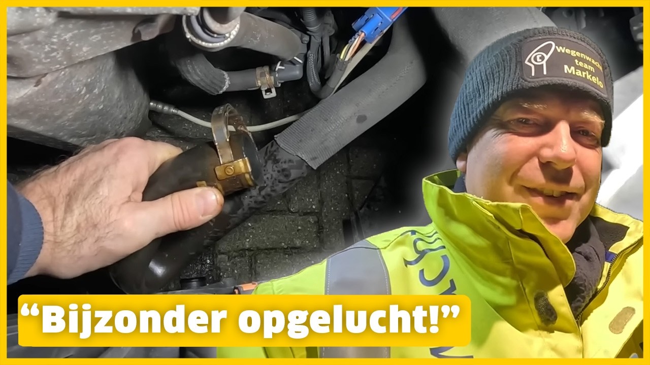 ROBERT repareert een Peugeot 508 met een doorgeroeste slangklem! 🐍 | ANWB Wegenwachtvlogs