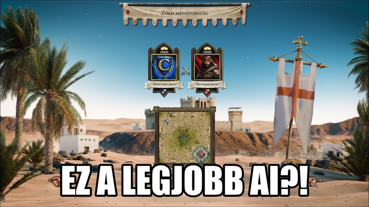A LEGERŐSEBB EGYEDI AI URALKODÓ? | The Leopard | Stronghold Crusader Definitive Edition