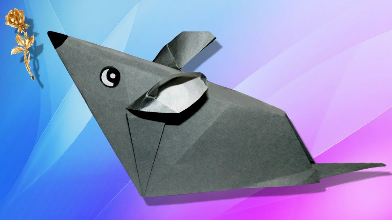 Origami facile : 🐭 Souris 🐀