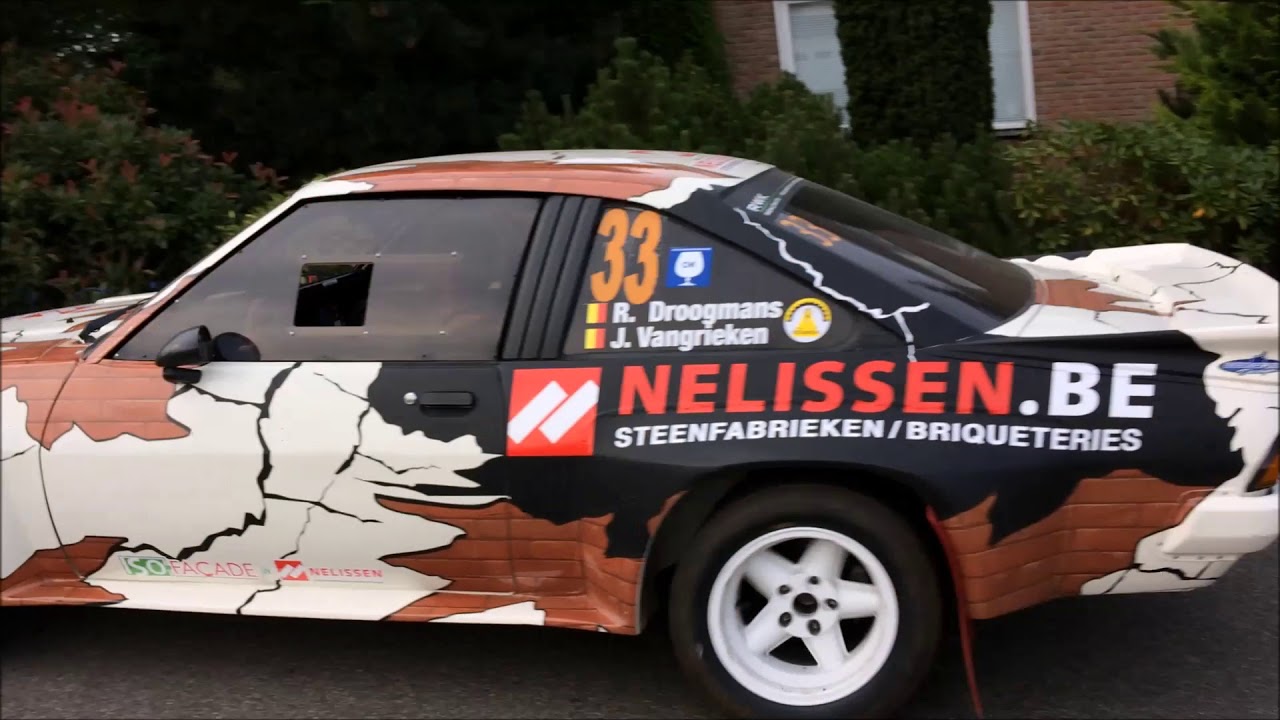 Opel Manta 400 testdrive rear axle and brakes