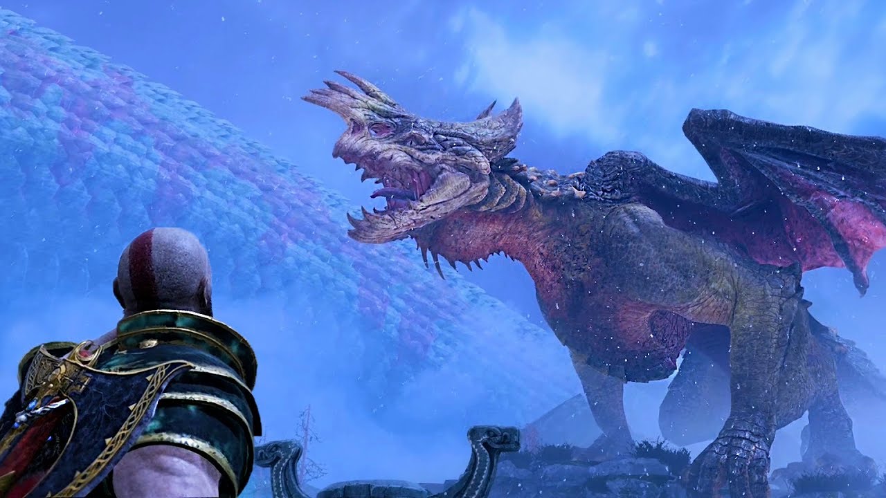 GOD OF WAR 2018 - Liberar a los Dragones (Fafnir, Reginn, Otr) - PS4
