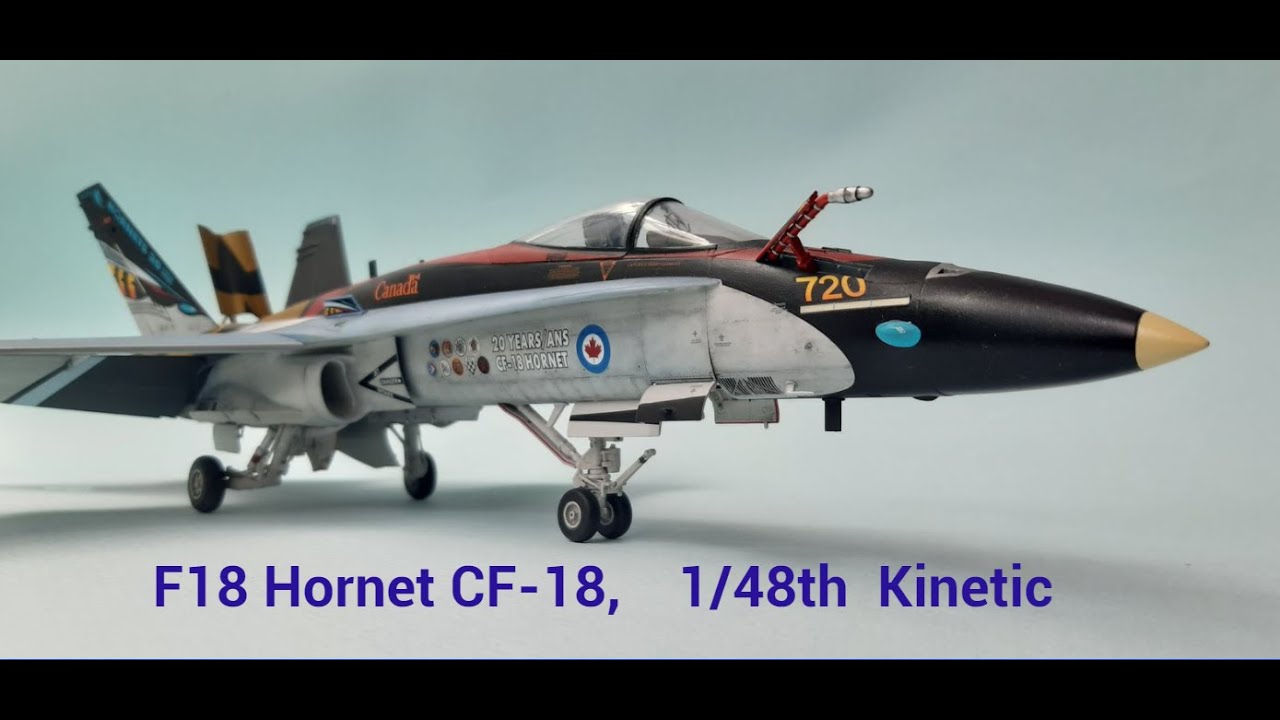 F18 Hornet, CF-18 1/48 Kinetic model kit build 키네틱 캐나다 호넷 프라모델 키트 조립