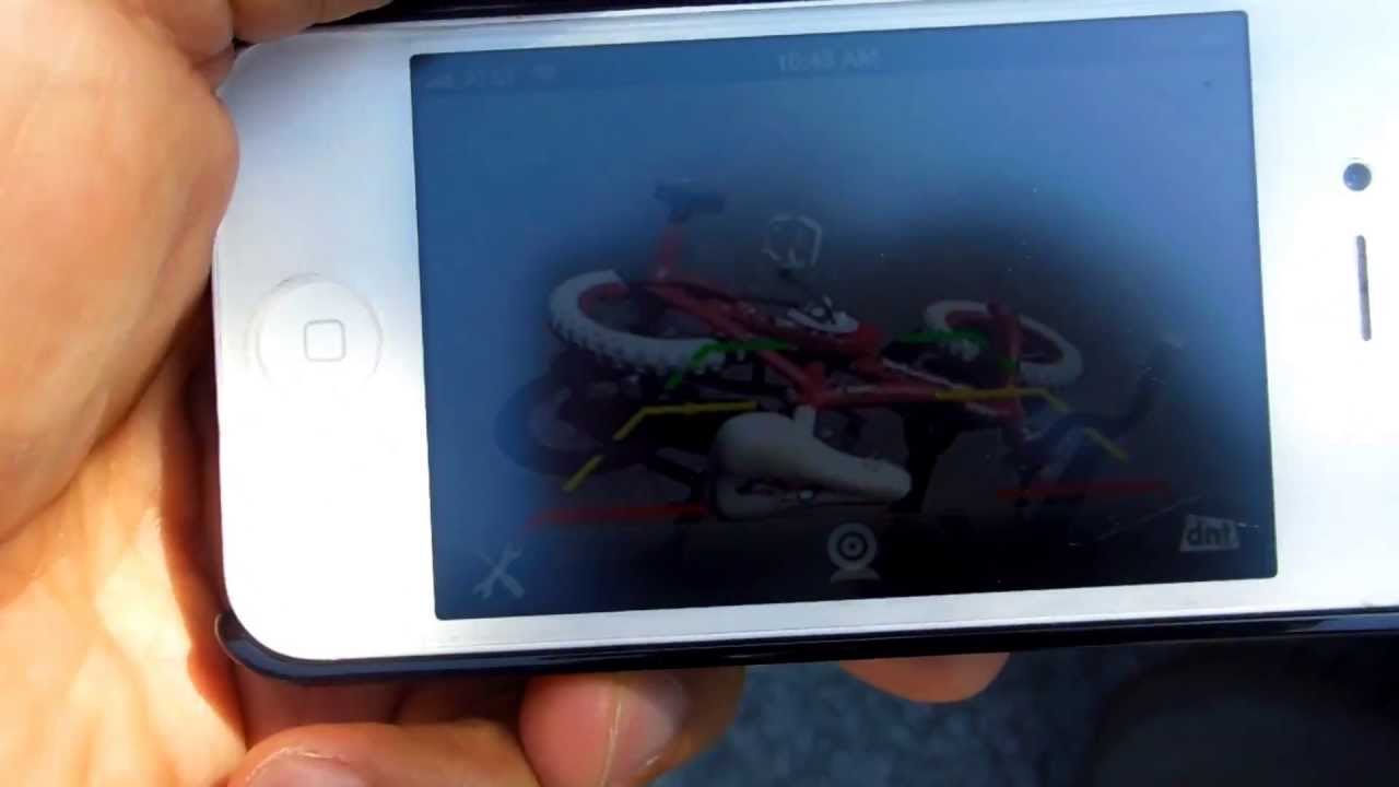 backup camera for iphone android - live demo, day/night/signalRange