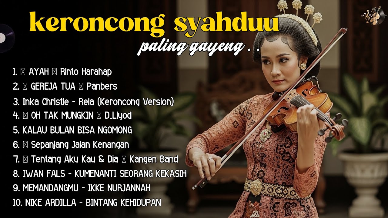 💛 Lagu Keroncong Nostalgia Terbaik | AYAH-RINTO HARAHAP - GEREJA TUA PANBERS