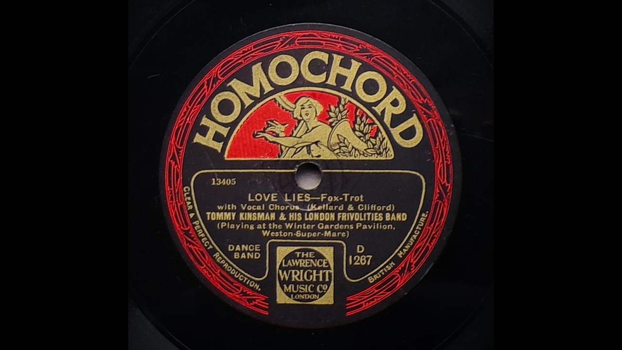 Love Lies - Tommy Kinsman and His London Frivolities Band (1928)