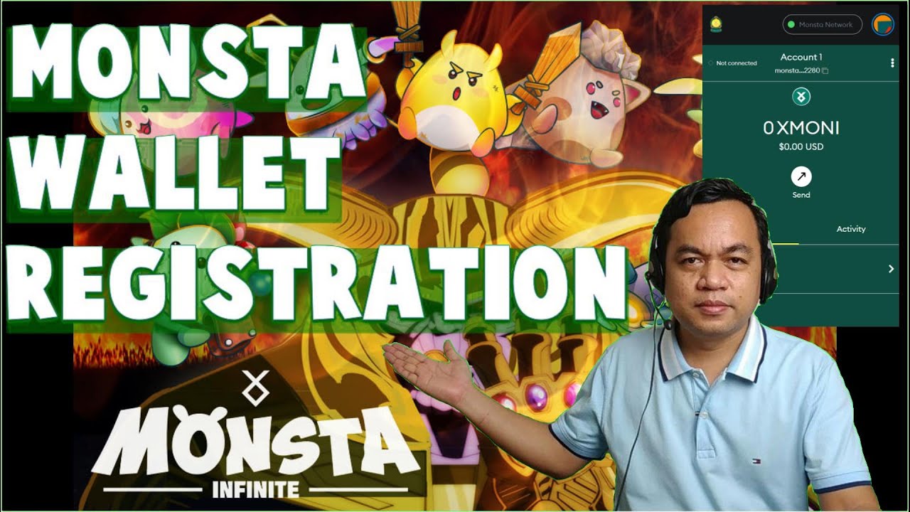 Monsta Infinite : How to register Monsta Wallet, Updates (Play to Earn, Tagalog)