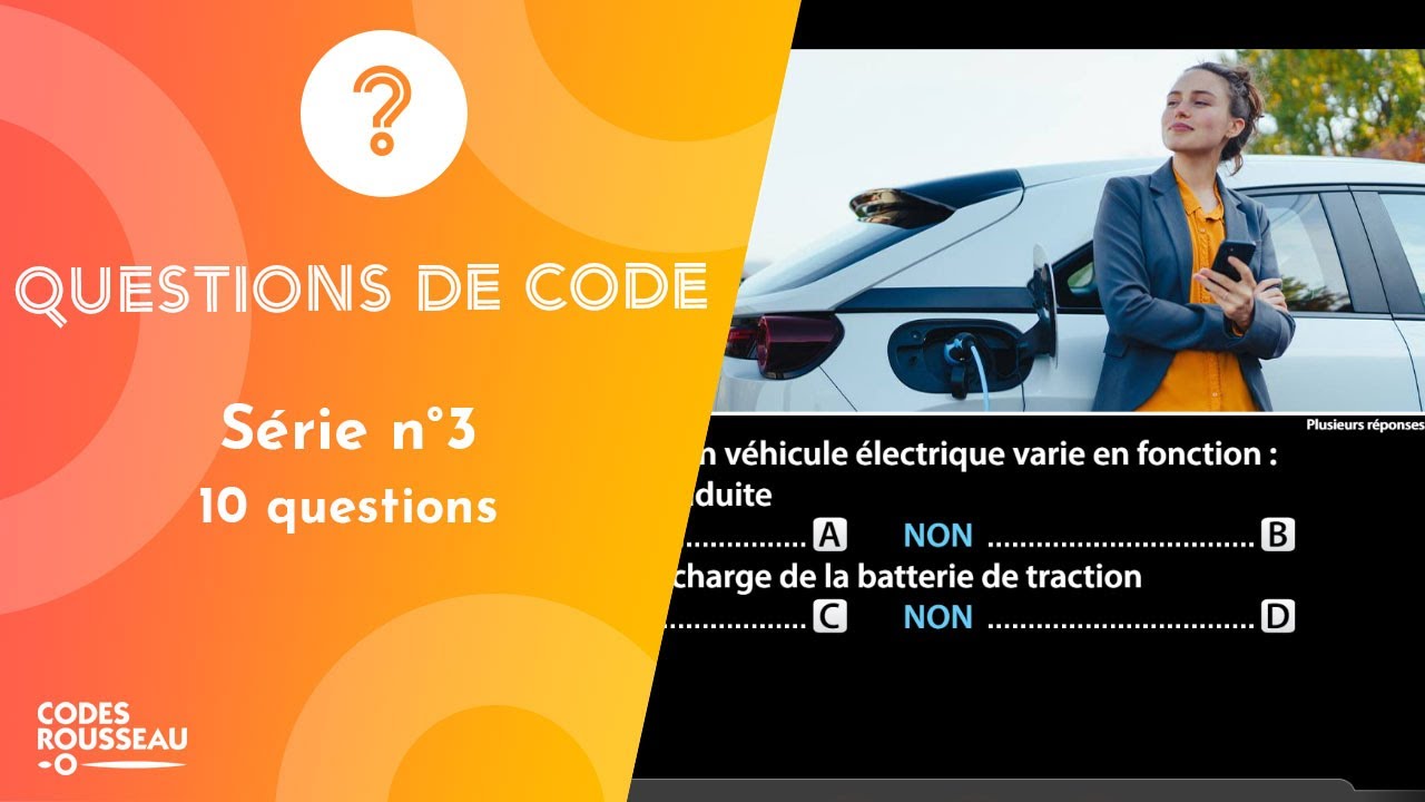 Code de la route : questions gratuites - Codes Rousseau 2025