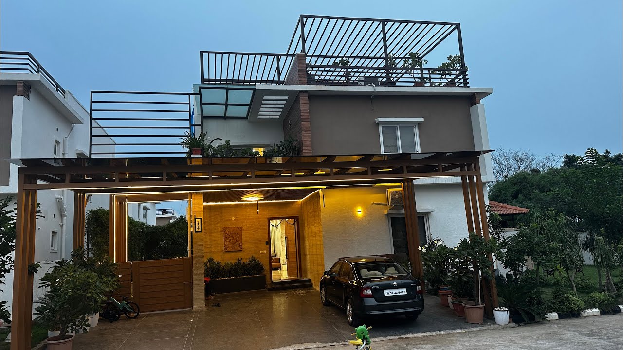 || 360 sq yards || Fully furnished || Duplex villa for sale in gated community, Hyderabad
