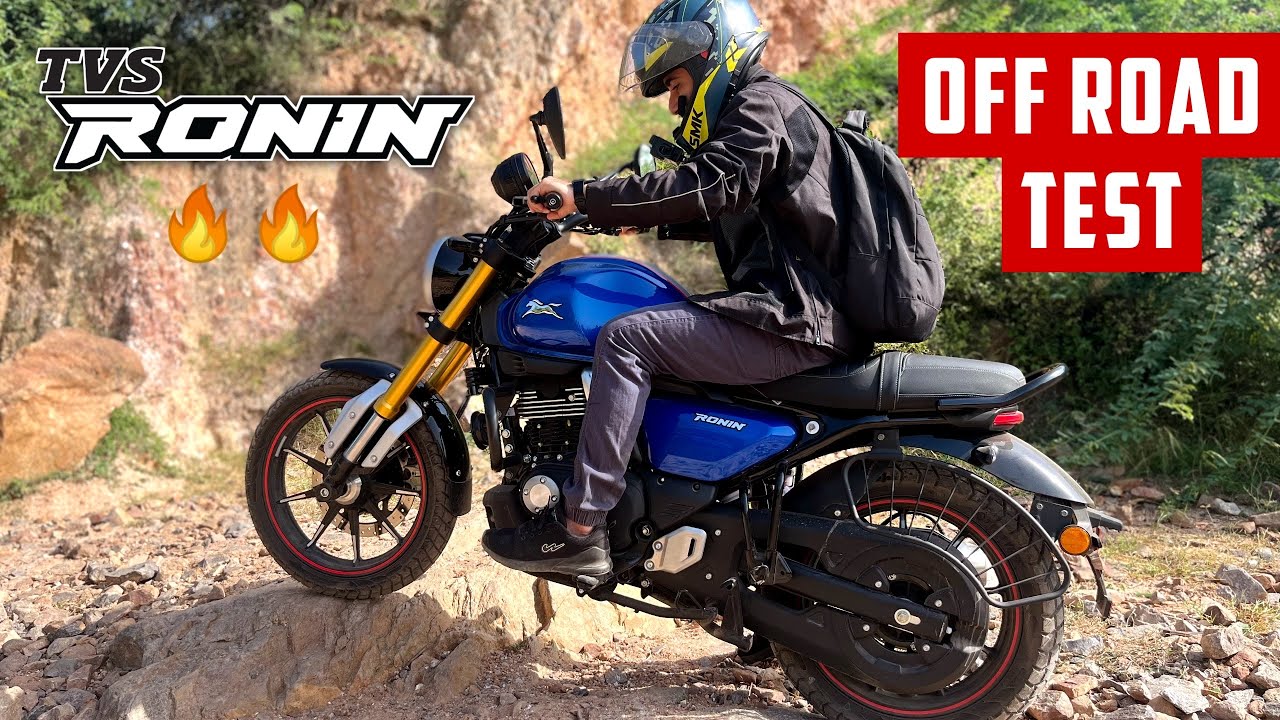 TVS Ronin 225 Off Road Test🔥TVS Ronin Performance on Bad Roads🔥TVS Ronin Off Roading With Pillion