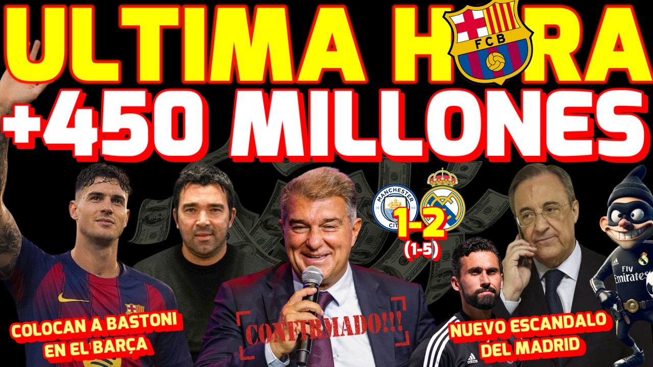💰 +450 MILLONES DE INGRESOS 💣 COLOCAN A BASTONI EN EL BARÇA 👉 ¡NUEVO ESCANDALO DEL REAL MADRID!