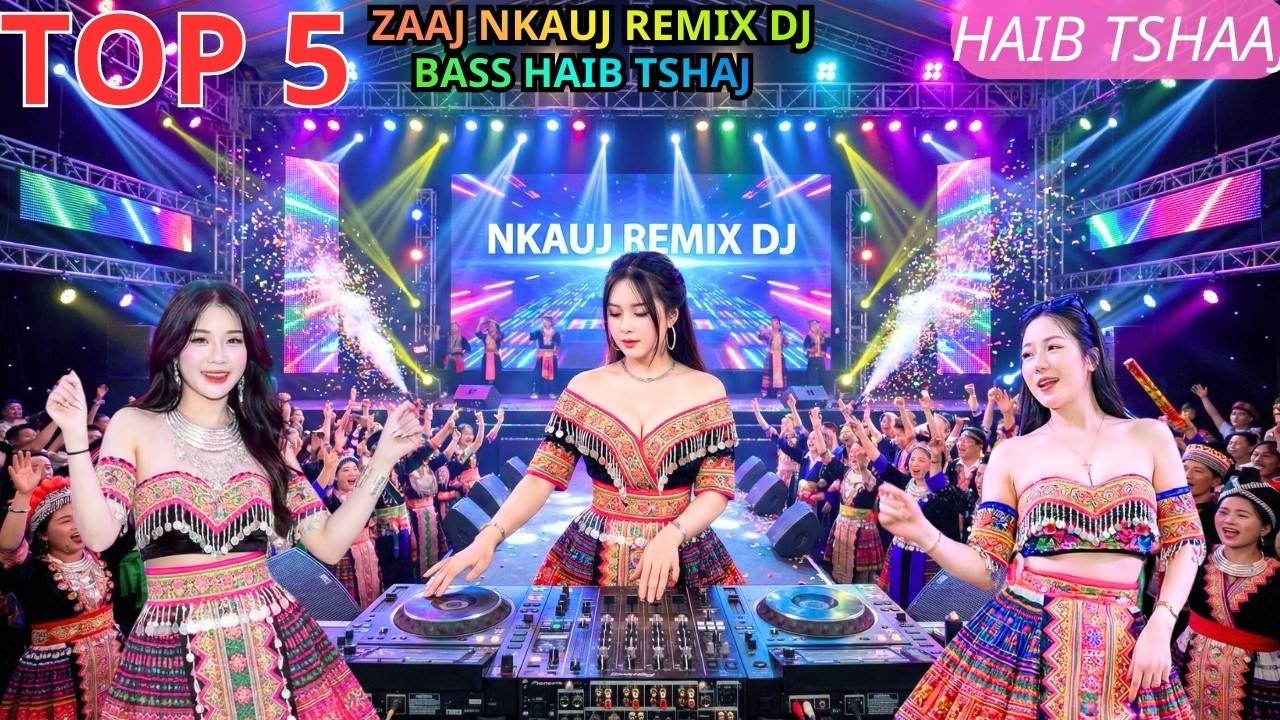 TOP 5 Zaj Nkauj Remix Kho Siab Haib Tshaj Plawg/ Hottrend 2026/ Nhảy Múa Dacen TikTok Cực Hay/