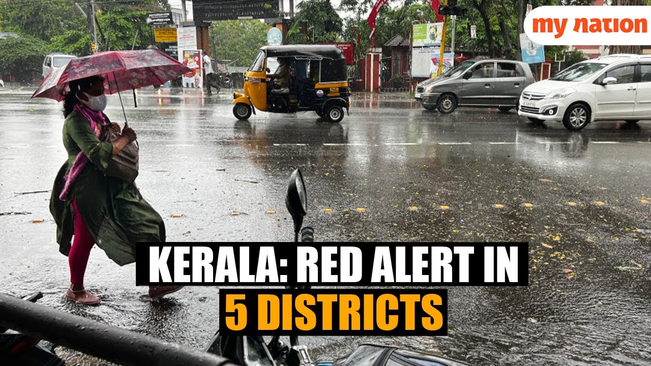 Kerala Weather: Red Alert Issued in 5 Districts for Heavy Rainfall | Emergency Numbers Released