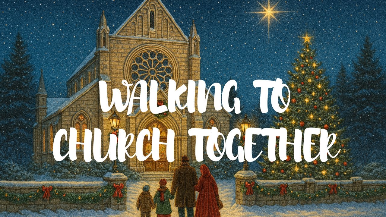 Walking To Church Together (Official Lyrics Video) - CHRISTMAS SONG