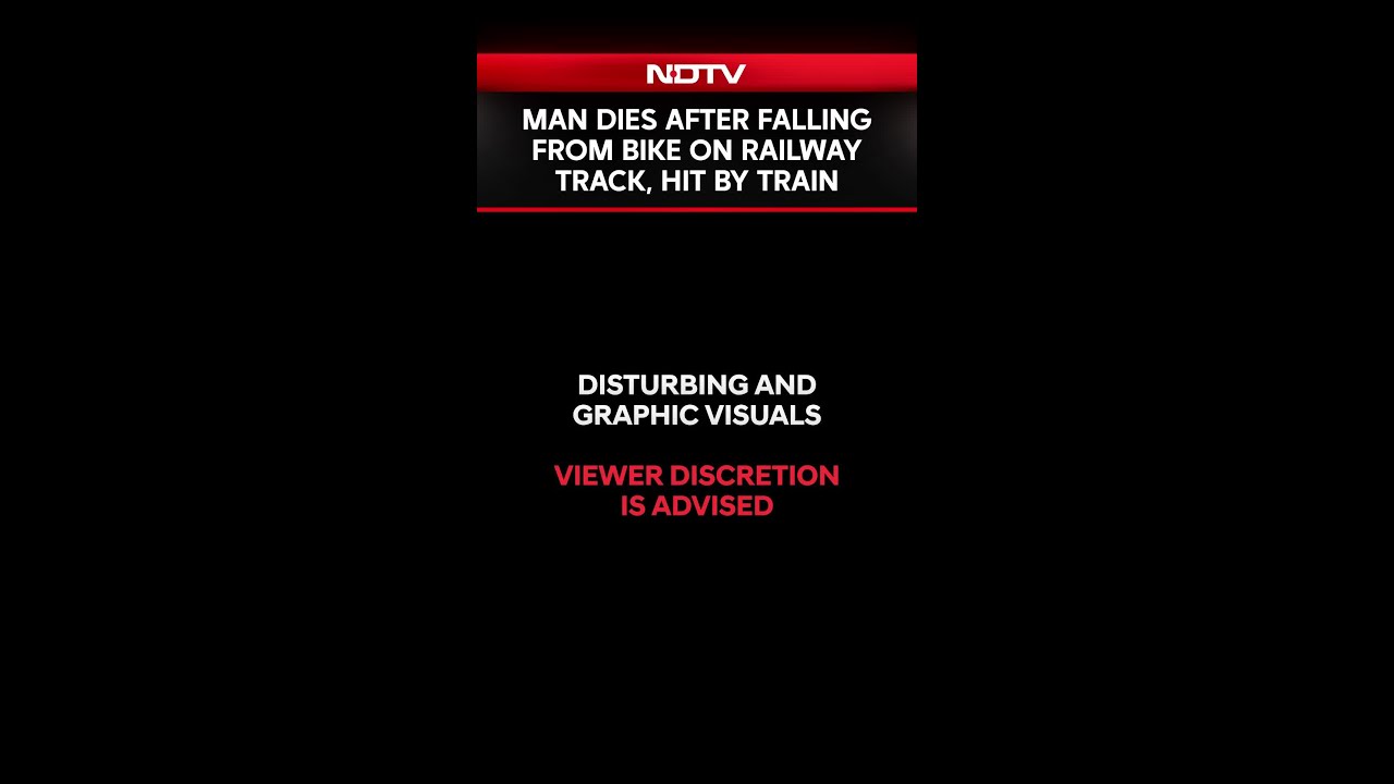 UP Man Falls From Bike While Crossing Railway Track, Dies As Train Hits Him