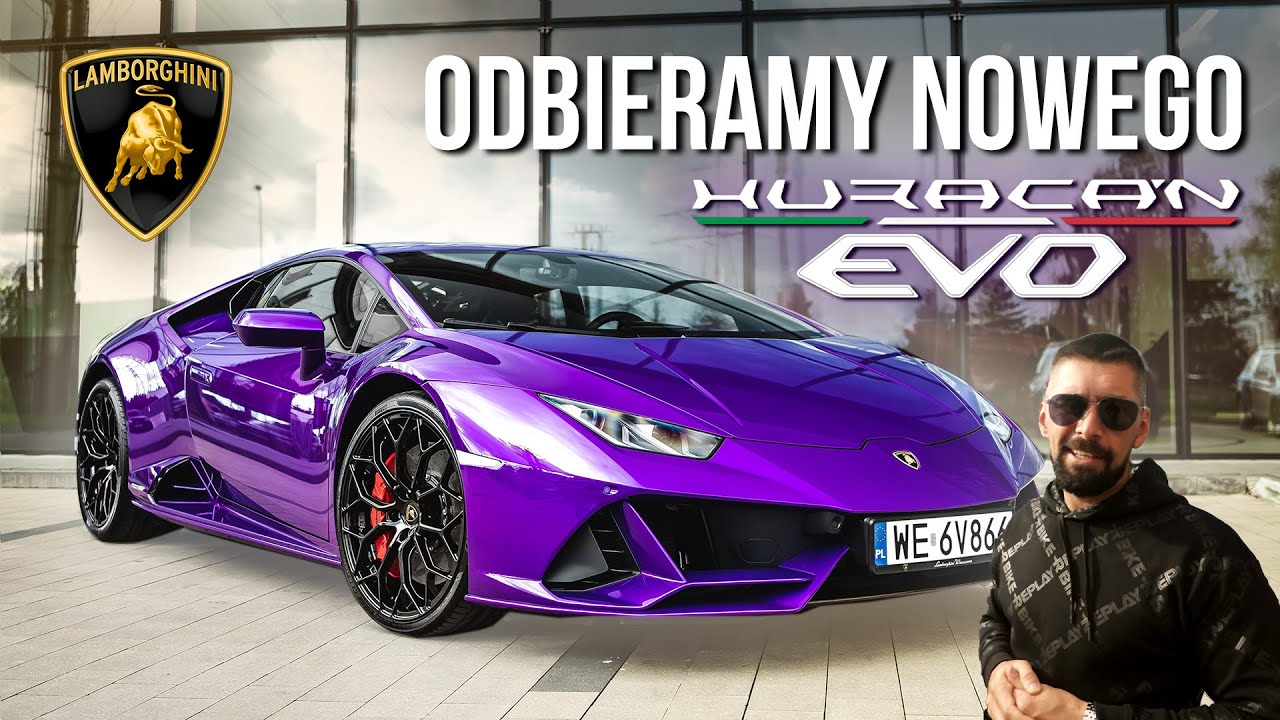 Odbieramy z salonu NOWIUTKIE Lamborghini HURACAN EVO z wydechem Akrapović!