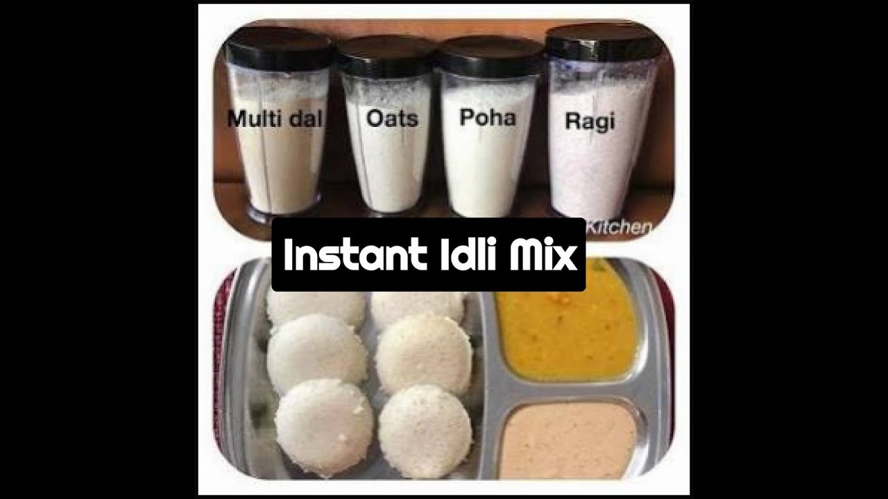 4 Instant Idli Recipes - Quick and Easy Homemade Instant Idli Mix Recipes - By Sritha's kitchen